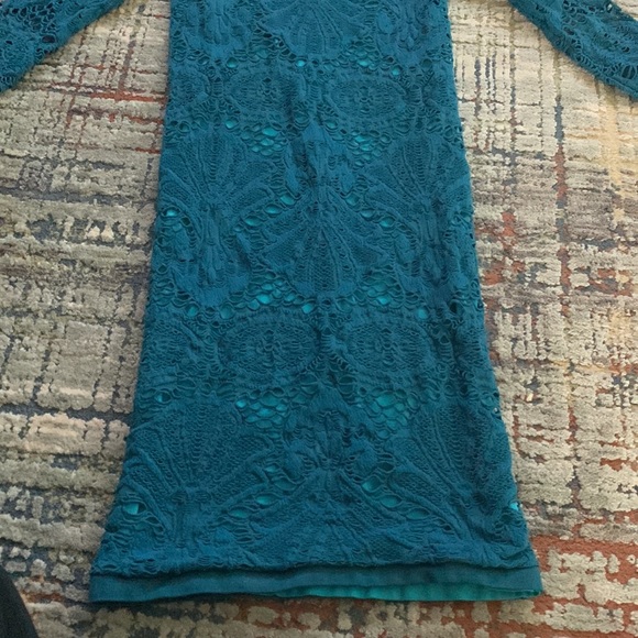 FREE PEOPLE LACE BODYCON DRESS - Picture 10 of 10